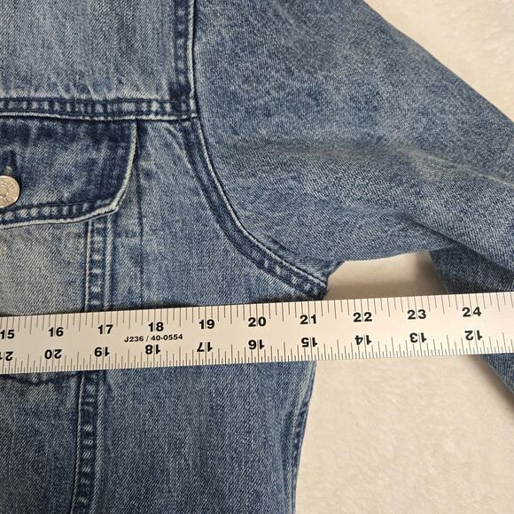 Pacsun Sherpa Lined Denim Jean Jacket Mens Medium - Picture 7 of 9